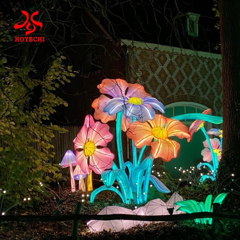3D Lotus Flower Lantern LED Decoration