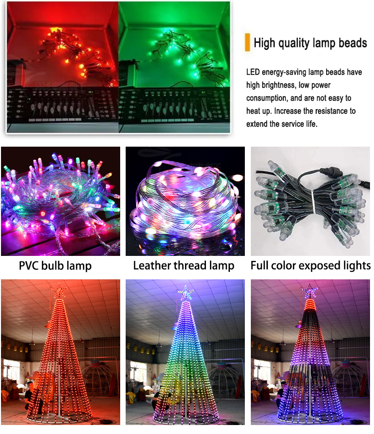 DMX512 Christmas tree outdoor holiday decoration