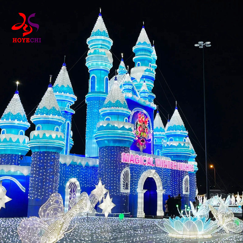 Outdoor Chinese lantern festival park lighting