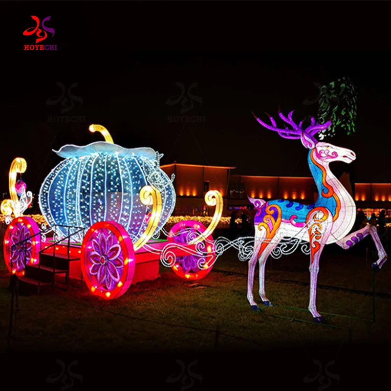 Lanterna de rena iluminada 3D (7)