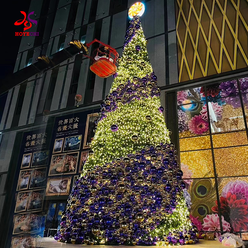 Outdoor PVC Christmas tree holiday decoration display