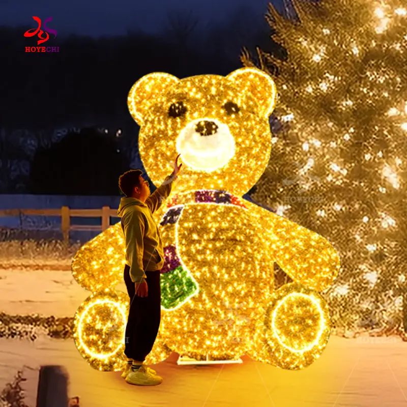 Christmas Teddy Bear Motif Light (6)