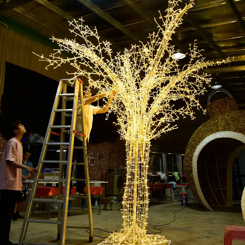 Illuminated Outdoor Trees 2