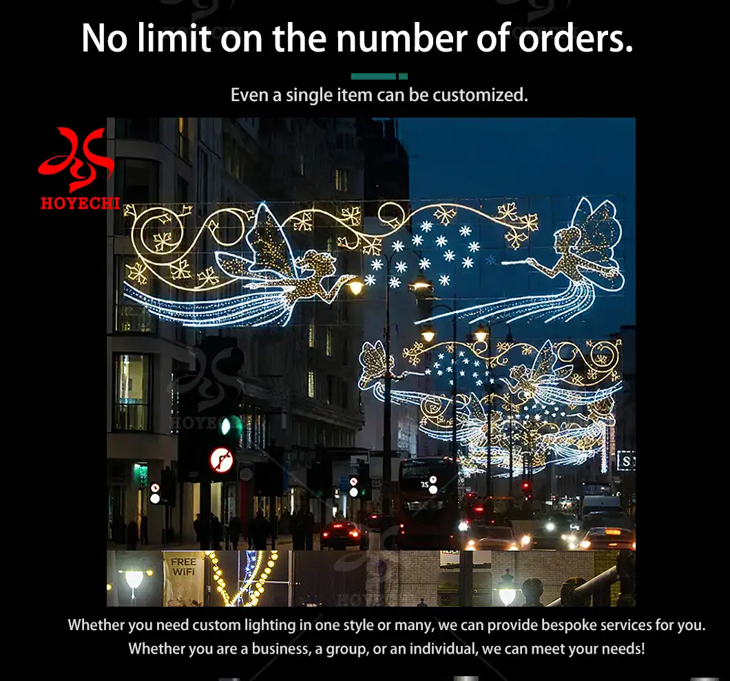 Durable pole mounted street motif lights for long-term use