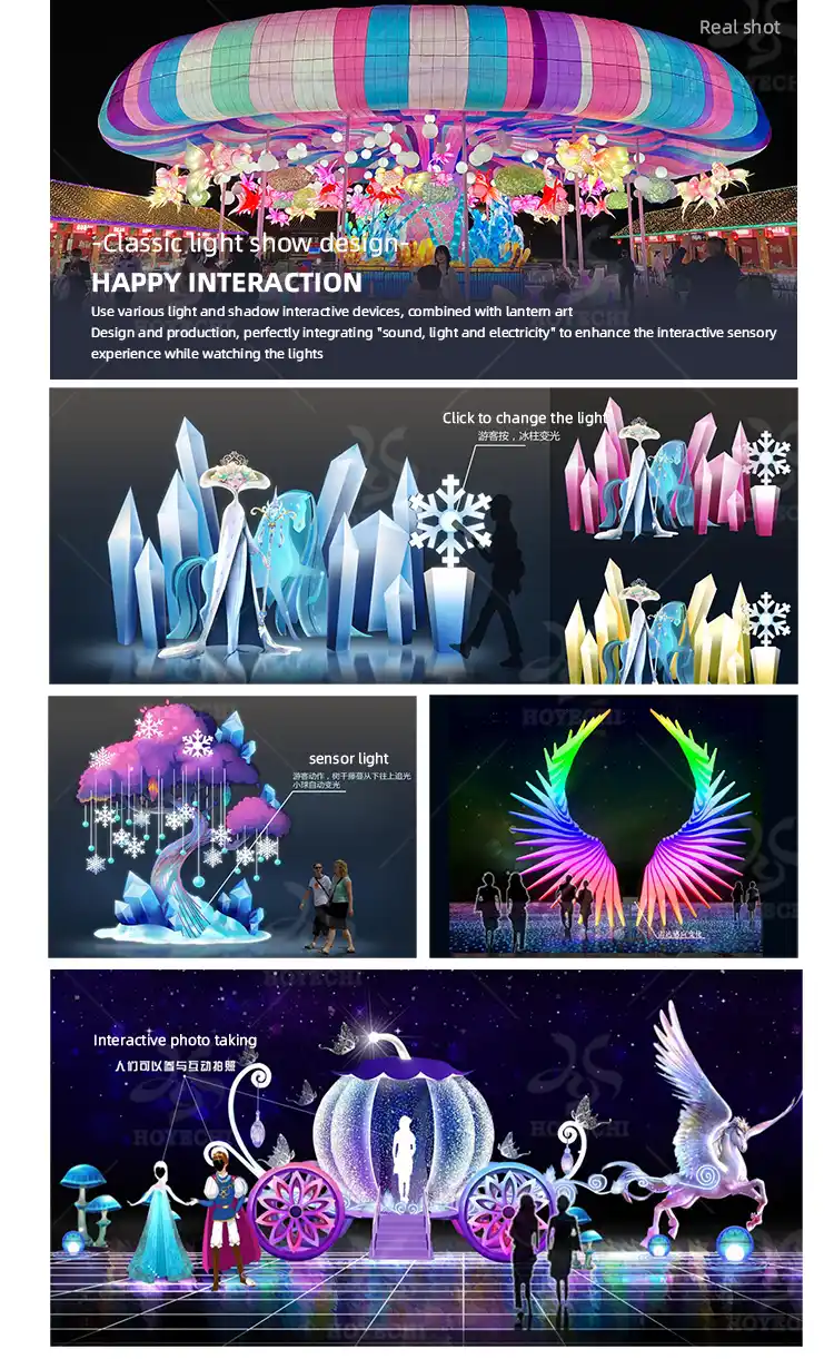 Outdoor Chinese lantern cultural festival decoration