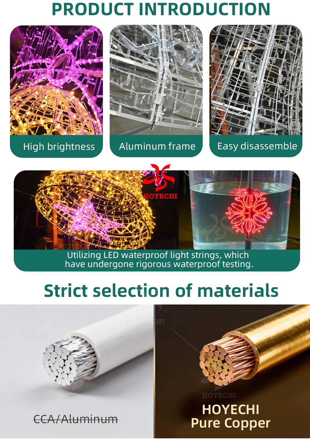 commercial outdoor bell motif light for street decoration