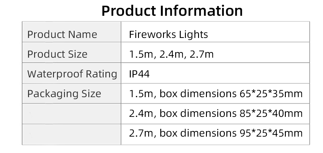Large outdoor RGB Firework Tree Light for landscape design