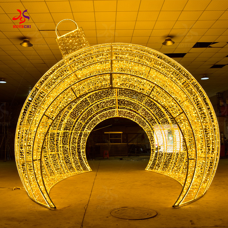 Custom Walk-Through Spherical Arch Light