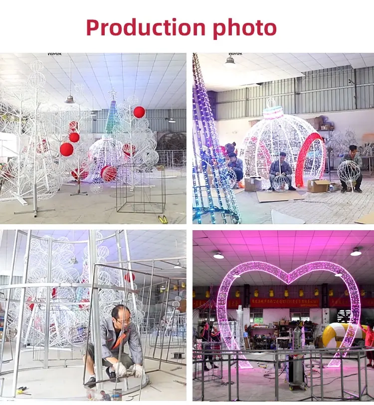 Large bell-inspired festive installation in a public square