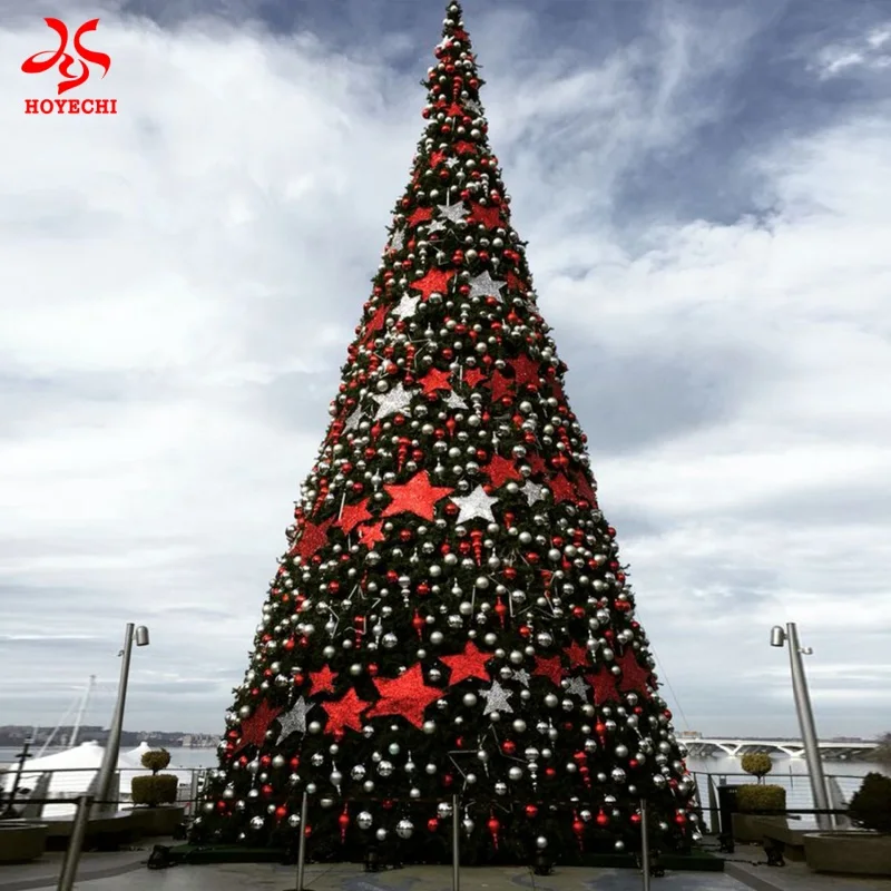 Arbre de Noël commercial d'extérieur