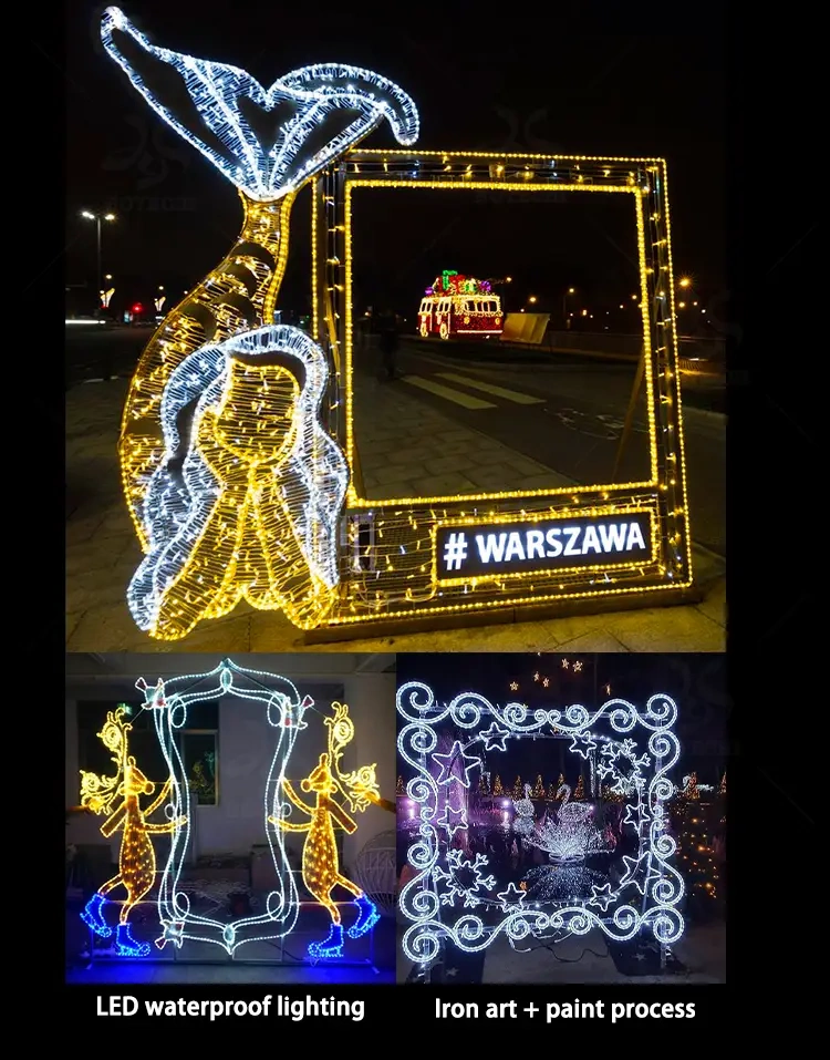 Photo Frame LED Motif Light performance image