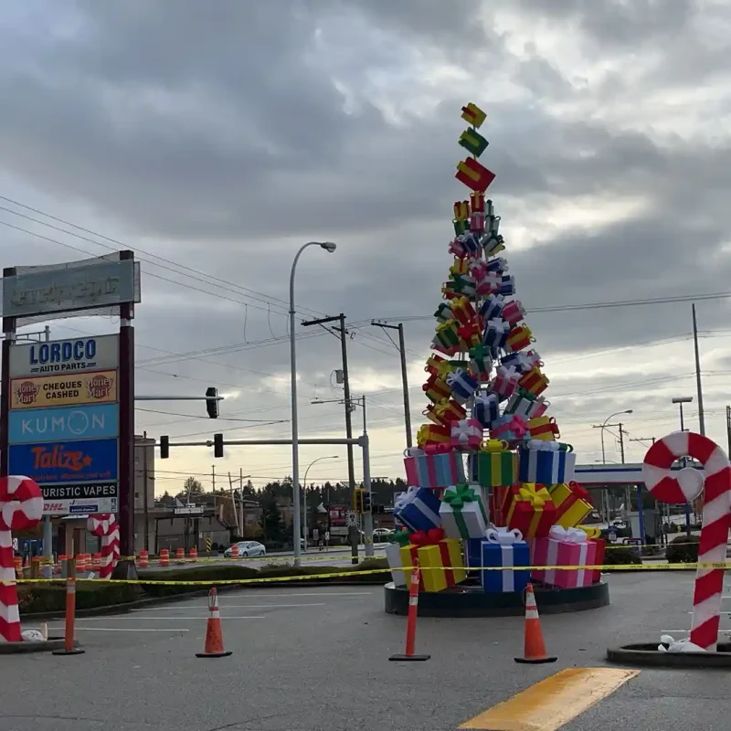 Caixa-presente de Natal-árvore-3