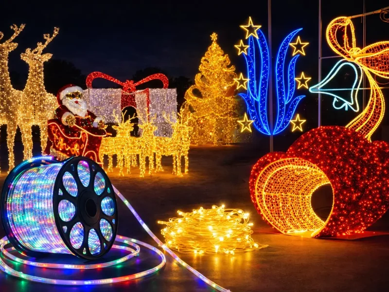 Luces LED navideñas de cuerda