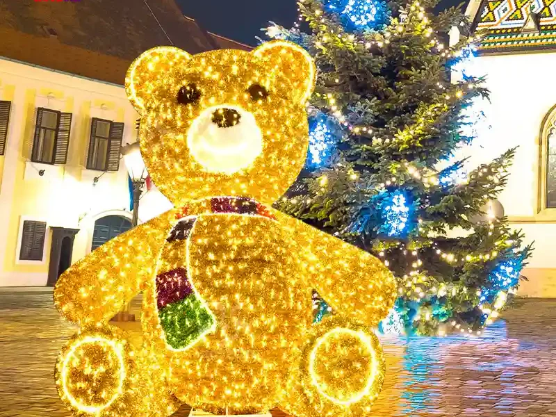 Christmas Teddy Bear Motif Light (1)