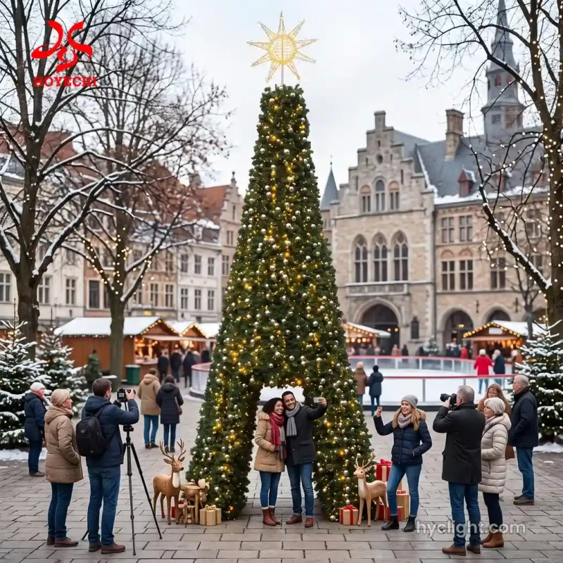 Giant Walk-Through Christmas Tree for City Square