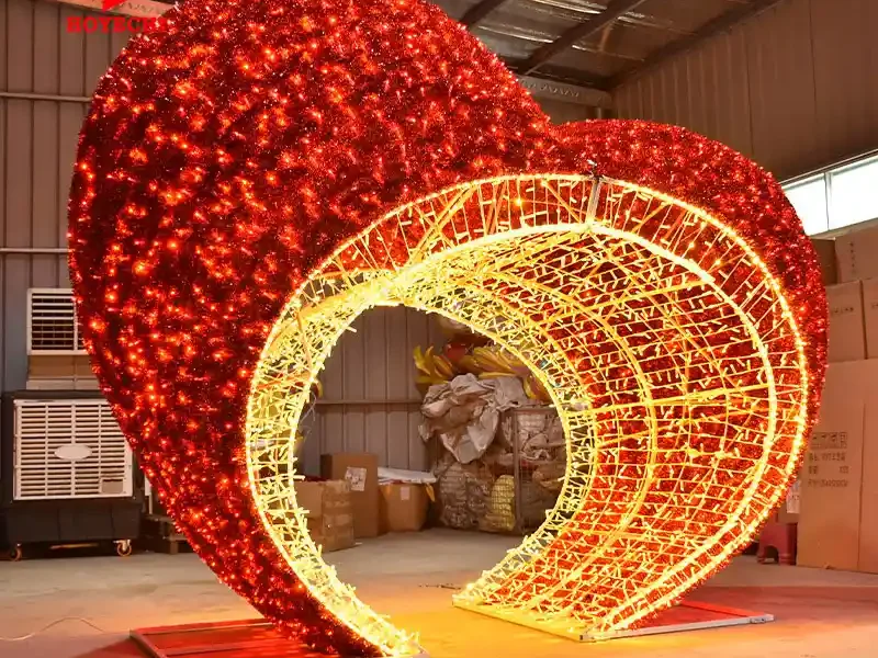 Heart Shape Arch Motif Lights (1)