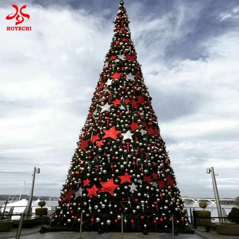 Arbre de Noël commercial d'extérieur