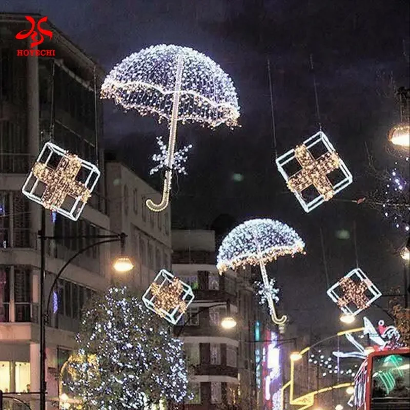 Outdoor Hanging Umbrella Motif Lights (5)