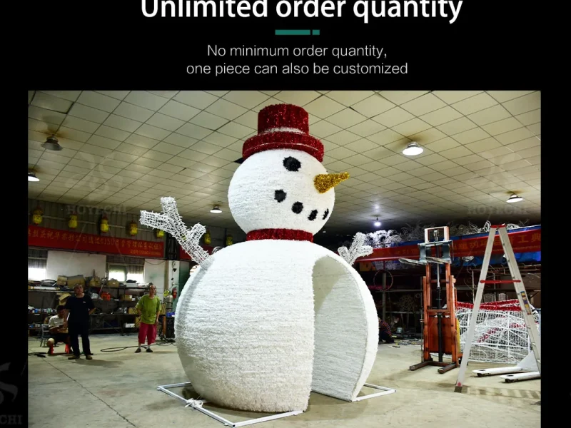 Snowman Motif Lights (4)