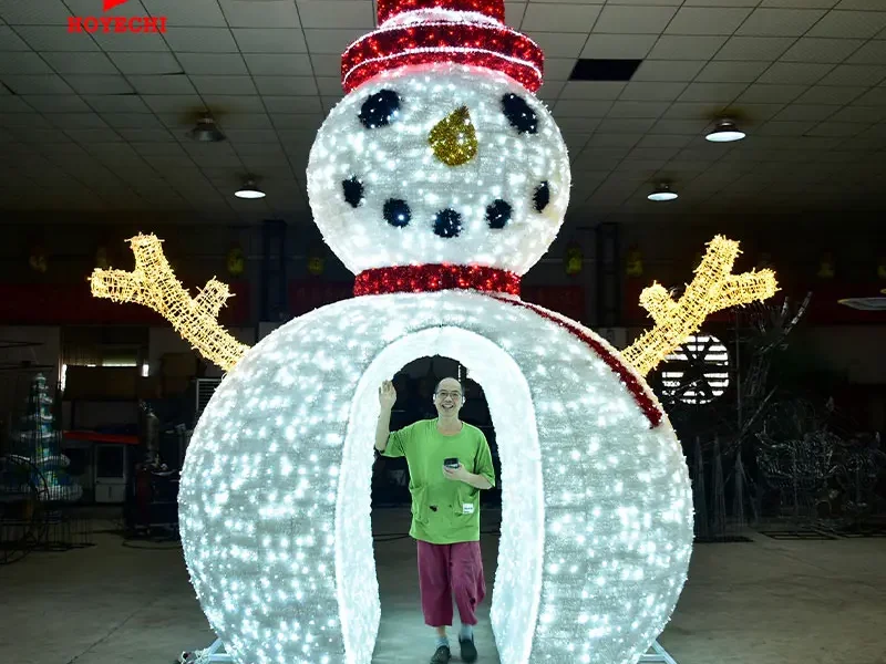 Snowman Motif Lights (8)