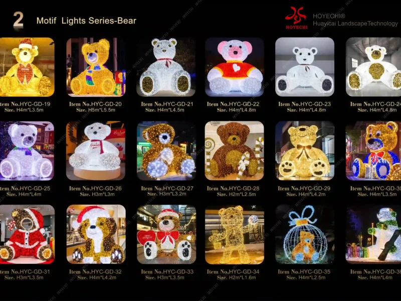 What Christmas Bear Lights Are Popular Right Now