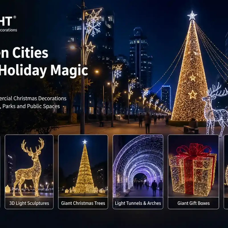 decorações de natal na cidade